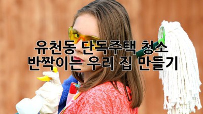 ✨ 유천동 단독주택 청소, 반짝이는 우리 집 만들기 ✨